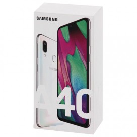 Смартфон SAMSUNG Galaxy A40, 2 SIM, 5,9”, 4G (LTE), 25/16+5 Мп, 64 ГБ, microSD, белый, пластик, SM-A405FZWGSER