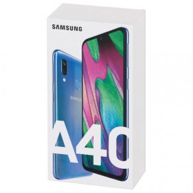 Смартфон SAMSUNG Galaxy A40, 2 SIM, 5,9”, 4G (LTE), 25/16+5 Мп, 64 ГБ, microSD, черный, пластик, SM-A405FZKGSER