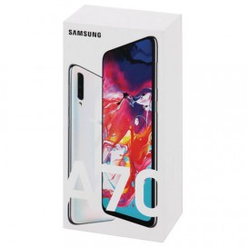 Смартфон SAMSUNG Galaxy A70, 2 SIM, 6,7”, 4G (LTE), 32/32+8+5 Мп, 128 ГБ, microSD, белый, пластик, SM-A705FZWMSER