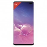 Смартфон SAMSUNG Galaxy S10+, 2 SIM, 6,4”, 4G (LTE), 10+8/12+12+16 Мп, 128 ГБ, microSD, черный, металл, SM-G975FZKDSER