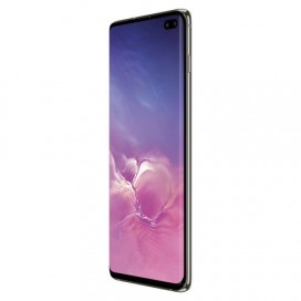 Смартфон SAMSUNG Galaxy S10+, 2 SIM, 6,4”, 4G (LTE), 10+8/12+12+16 Мп, 128 ГБ, microSD, черный, металл, SM-G975FZKDSER