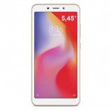 Смартфон XIAOMI Redmi 6A, 2 SIM, 5,45', 4G (LTE), 5/13 Мп, 16 Гб, microSD, золотой, пластик, X18988