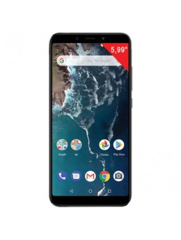 Смартфон XIAOMI Mi A2, 2 SIM, 5,99', 4G (LTE), 20/12 + 20 Мп, 64 Гб, microSD, черный, металл, X19246