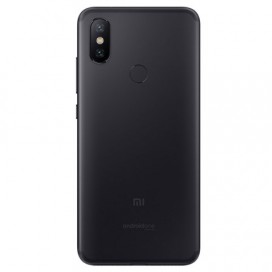 Смартфон XIAOMI Mi A2, 2 SIM, 5,99', 4G (LTE), 20/12 + 20 Мп, 64 Гб, microSD, черный, металл, X19246