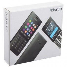 Телефон мобильный NOKIA 150 DS, RM-1190, 2 SIM, 2,4', MicroSD, 0,3 Мп, белый, A00027945