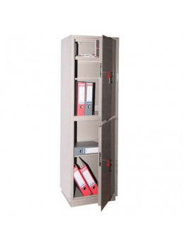 Шкаф металлический для документов КБС-032Т, 1550х470х390 мм, 48 кг, 2 отделения, сварной