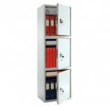 Шкаф металлический для документов ПРАКТИК 'SL-150/3Т', 1490х460х340 мм, 3 отделения, 43 кг, сварной