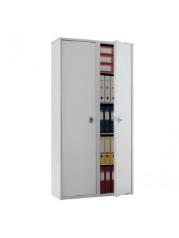Шкаф металлический для документов ПРАКТИК 'SL-185/2', 1800х920х340 мм, 2 отделения, 85 кг, сварной