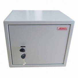 Сейф офисный (мебельный) облегченной конструкции AIKO 'Т28', 280х340х295 мм, 8 кг, ключевой замок, крепление к стене, полу