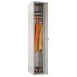 Шкаф металлический для одежды ПРАКТИК 'LS-01', односекционный, 1830х302х500 мм, 17 кг, разборный