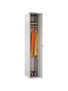 Шкаф металлический для одежды ПРАКТИК 'LS-01', односекционный, 1830х302х500 мм, 17 кг, разборный