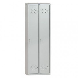 Шкаф металлический для одежды ПРАКТИК 'LS-21', двухсекционный, 1830х575х500 мм, 29 кг