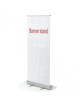 Стенд мобильный для баннера 'Роллскрин 2(80)', размер рекламного поля 800х2000 мм, алюминий, 290521