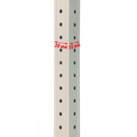 Стойки MS (2550 мм), КОМПЛЕКТ 4 шт. для металлического стеллажа, цвет серый