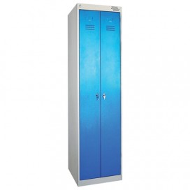 Шкаф металлический для одежды 'ШРЭК-22-530', двухсекционный, 1850х530х500 мм, разборный