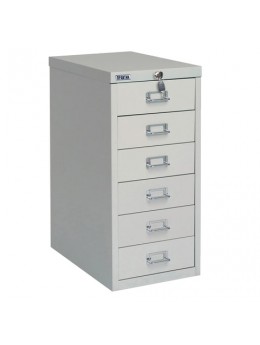 Шкаф металлический для документов ПРАКТИК 'MDC-A4/650/6', 6 ящиков, 650х277х405 мм, собранный