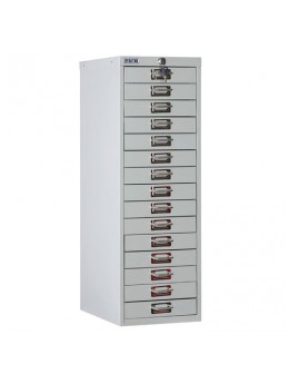 Шкаф металлический для документов ПРАКТИК 'MDC-A4/910/15', 15 ящиков, 910х277х405 мм, собранный