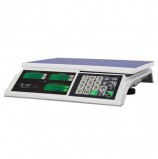 Весы торговые MERCURY M-ER 326AC-15.2 LCD (0,04-15 кг), дискретность 5 г, платформа 325x230 мм, без стойки