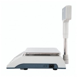 Весы торговые MERCURY M-ER 322ACPX-15.2 LED (0,04-15 кг), дискретность 5 г, платформа 315x235 мм, со стойкой, 322ACPX-15.2LED