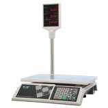 Весы торговые MERCURY M-ER 326ACP-15.2 LED (0,04-15 кг), дискретность 5 г, платформа 325x230 мм, со стойкой