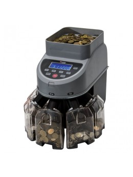 Счетчик-сортировщик монет CASSIDA Coin Max, 800 монет/мин., загрузка 1000 монет, 5 приемных лотков, 3661 Счетчик-сортировщик монет CASSIDA Coin Max, 800 монет/мин., загрузка 1000 монет, 5 приемных лотков, 3661