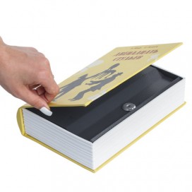 Сейф-книга '12 стульев', 60х170х240 мм, ключевой замок, BRAUBERG, 291058