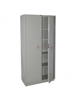 Шкаф металлический для документов КБС-10, (1850х880х390 мм; 90 кг), 2 отделения, сварной