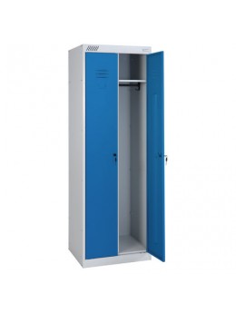 Шкаф металлический для одежды ШРК-22-600, двухсекционный, 1850х600х500 мм, 30 кг, разборный