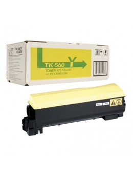Тонер-картридж KYOCERA (TK-560Y) FS-C5300DN/5350DN, желтый, оригинальный, ресурс 10000 страниц Тонер-картридж KYOCERA (TK-560Y) FS-C5300DN/5350DN, желтый, оригинальный, ресурс 10000 страниц