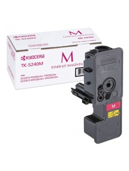 Тонер-картридж KYOCERA (TK-5240M) P5026cdn/w/M5526cdn/w, ресурс 3000 стр., цвет пурпурный, оригинальный, 1T02R7BNL0