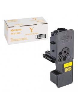 Тонер-картридж KYOCERA (TK-5230Y) ECOSYS P5021cdn/cdw/M5521cdn/cdw, желтый, ресурс 2200 стр., оригинальный, 1T02R9ANL0