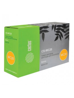 Тонер-картридж CACTUS (CS-WC20) для XEROX WorkCentre M20/M20i/CopyCentre C20, ресурс 8000 стр. Тонер-картридж CACTUS (CS-WC20) для XEROX WorkCentre M20/M20i/CopyCentre C20, ресурс 8000 стр.