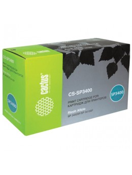 Тонер-картридж CACTUS (CS-SP3400) для RICOH Aficio SP3400N/SP3400SF/SP3410SF, ресурс 5000 стр. Тонер-картридж CACTUS (CS-SP3400) для RICOH Aficio SP3400N/SP3400SF/SP3410SF, ресурс 5000 стр.
