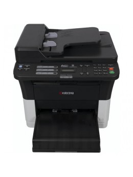 МФУ лазерное KYOCERA FS-1025MFP (принтер, сканер, копир), А4, 25 стр./мин., 20000 стр./мес., ДУПЛЕКС, с/карта, АПД, без кабеля USB, 1102M63RU2