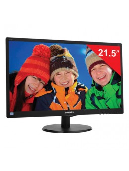 Монитор PHILIPS 223V5LSB2 (10/62), 21,5' (55 см), 1920x1080, 16:9, TN+film, 5 мс, 200 cd, VGA, черный Монитор PHILIPS 223V5LSB2 (10/62), 21,5' (55 см), 1920x1080, 16:9, TN+film, 5 мс, 200 cd, VGA, черный