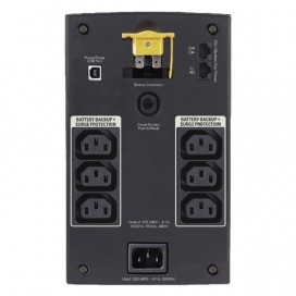 Источник бесперебойного питания APC BX950UI, 950 VA (480 W), 6 розеток IEC 320, 2 розетки RJ11, черный