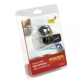 Веб-камера GENIUS Facecam 1000X V2, 1 Мп, микрофон, USB 2.0, регулируемое крепление, черный, 32200223101