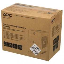 Источник бесперебойного питания APC BC650-RSX761, 650 VA (360 W), 4 розетки (3 UPS + 1 фильтр)