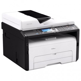 МФУ лазерное RICOH SP 277SFNwX (принтер, сканер, копир, факс), А4, 23 стр./мин., 20000 стр./мес., АПД, сетевая карта, Wi-Fi, 408159