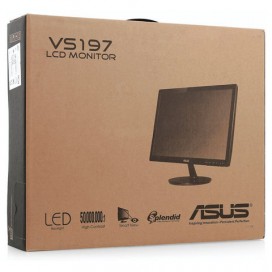 Монитор ASUS VS197DE 18,5' (47 см), 1366x768, 16:9, TN+film, 5 мс, 200 cd, VGA, черный