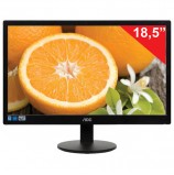 Монитор AOC E970SWN (/01), 18,5' (47 см), 1366x768, 16:9, TN+film, 5 мс, 200 cd, VGA, черный