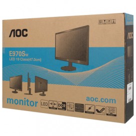 Монитор AOC E970SWN (/01), 18,5' (47 см), 1366x768, 16:9, TN+film, 5 мс, 200 cd, VGA, черный