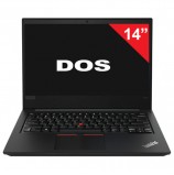 Ноутбук LENOVO ThinkPad E480, 14', INTEL I3-8130U 3,4 ГГц, 4 ГБ, 1 ТБ, NO DVD, DOS, черный, 20KN0075RT