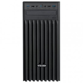 Системный блок VECOM T607 MT, INTEL Pentium Gold G5400, 4 ГБ, 500 ГБ, DVD-RW, Windows 10 Home, черный