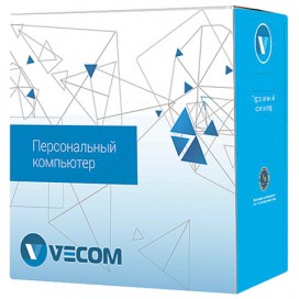 Системный блок VECOM T607 MT, INTEL Pentium Gold G5400, 4 ГБ, 500 ГБ, DVD-RW, Windows 10 Home, черный
