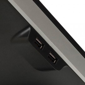 Монитор DELL U2412M 24' (61 см), 1920x1200, 16:10, IPS, 8 ms, 300 cd, VGA, DVI, DP, USB, HAS Pivot, черный, 2412-0896