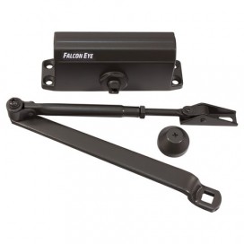 Доводчик FALCON EYE FE-B4W на дверь 65-85 кг, бронза, 205589
