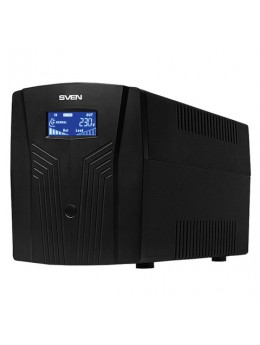Источник бесперебойного питания SVEN Pro 1500, 1500VA (900W), 3 евророзетки, 2 розетки RJ45, SV-013875 Источник бесперебойного питания SVEN Pro 1500, 1500VA (900W), 3 евророзетки, 2 розетки RJ45, SV-013875