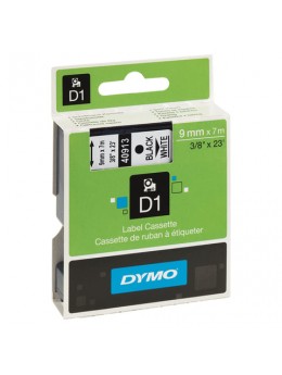 Картридж для принтеров этикеток DYMO D1, 9 мм х 7 м, лента пластиковая, чёрный шрифт, белый фон, S0720680 Картридж для принтеров этикеток DYMO D1, 9 мм х 7 м, лента пластиковая, чёрный шрифт, белый фон, S0720680