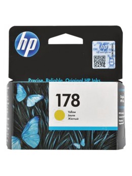Картридж струйный HP (CB320HE) Photosmart C6383/D5463 №178, желтый, оригинальный, ресурс 300 стр.